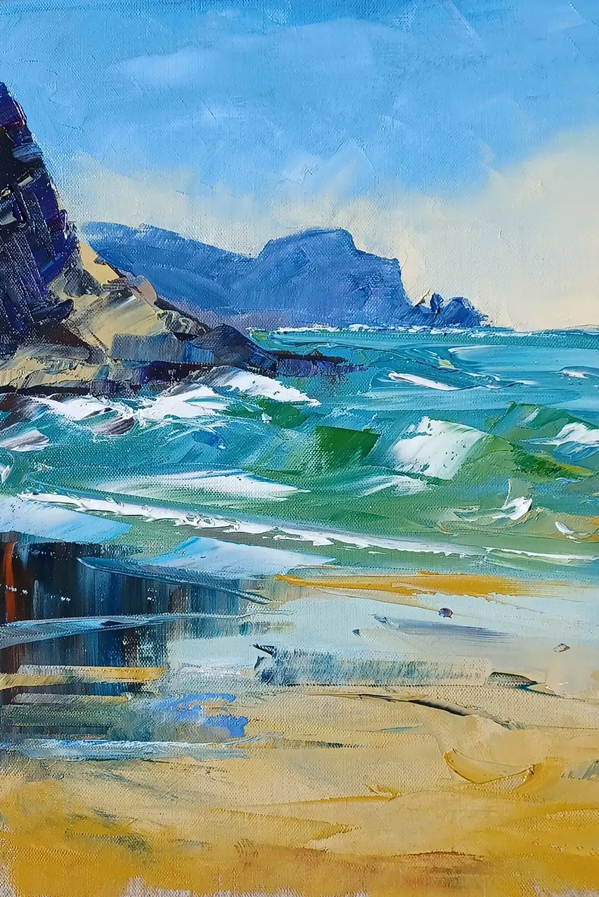 Jack's Bay. Painted on location (pleinair)